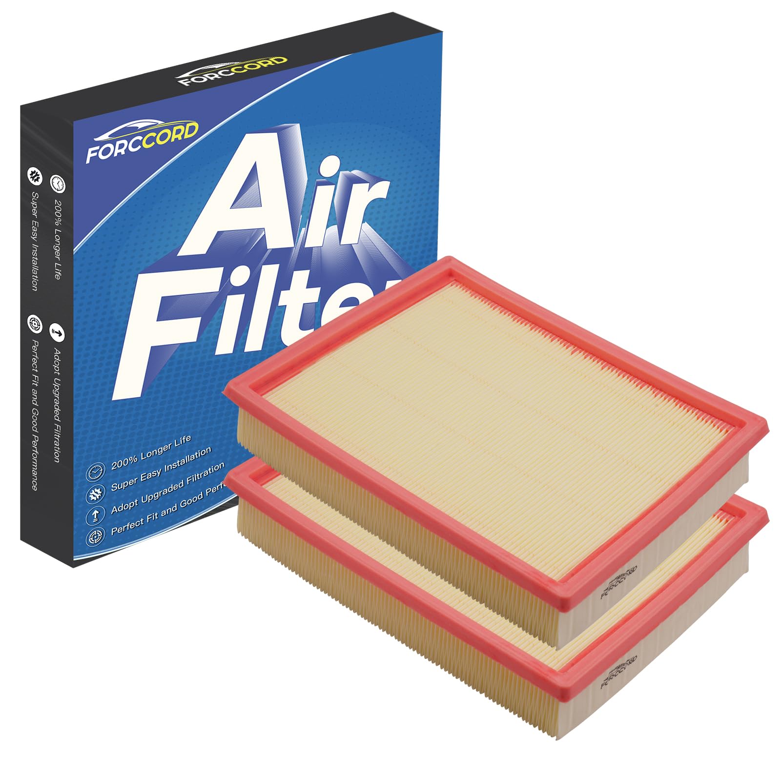 Photo 1 of ***LIKE NEW/OPEN BOX***Forccord 2-Pack Engine Air Filter Fits for Nissan Pathfinder 2021-2025 & Infiniti QX60 2022-2025 3.5L Air Filter Replacement 16546-6TA0A Car Accessories
