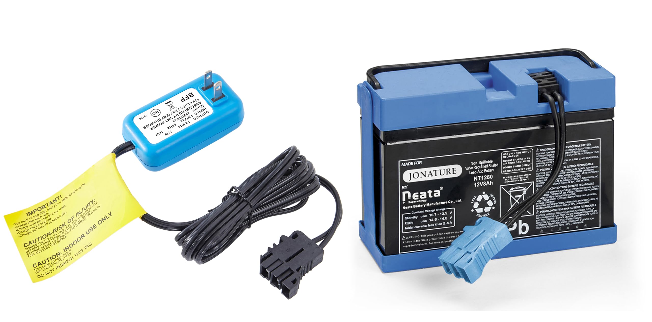 Chargeur Batterie 12V 1A Pour Voiture électrique Enfant Peg Perego - Compatible John Deere, Polaris, 2m Câble