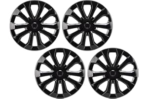 GOTOTOP 16 Inch Hub Caps Wheel Covers, 4PCS Universal R16 Hub Caps Wheel Covers Replacement Fit for Cars Truck SUV ABS Materi