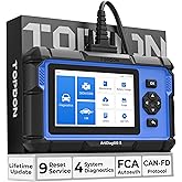 OBD2 Scanner TOPDON AD600S Scan Tool, Code Reader, Diagnostics Scanner for ABS/SRS/AT/Engine, 9 Reset Services, Oil/Brake/BMS