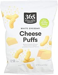 365 by Whole Foods Market, White Cheddar Cheese Puffs, 5.5 Ounce