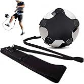 Soccer Training Equipment, Solo Soccer Kick Trainer with Reinforced Connection Points, Anti-Snap Practice Aid with Adjustable Waist Belt, Fits Ball Size 3 4 5, Multi-Sport Trainer for Soccerball