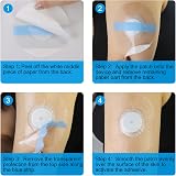 Maylove Freestyle Libre 2 3 Sensor Covers 25 Pack Waterproof Patches view 6