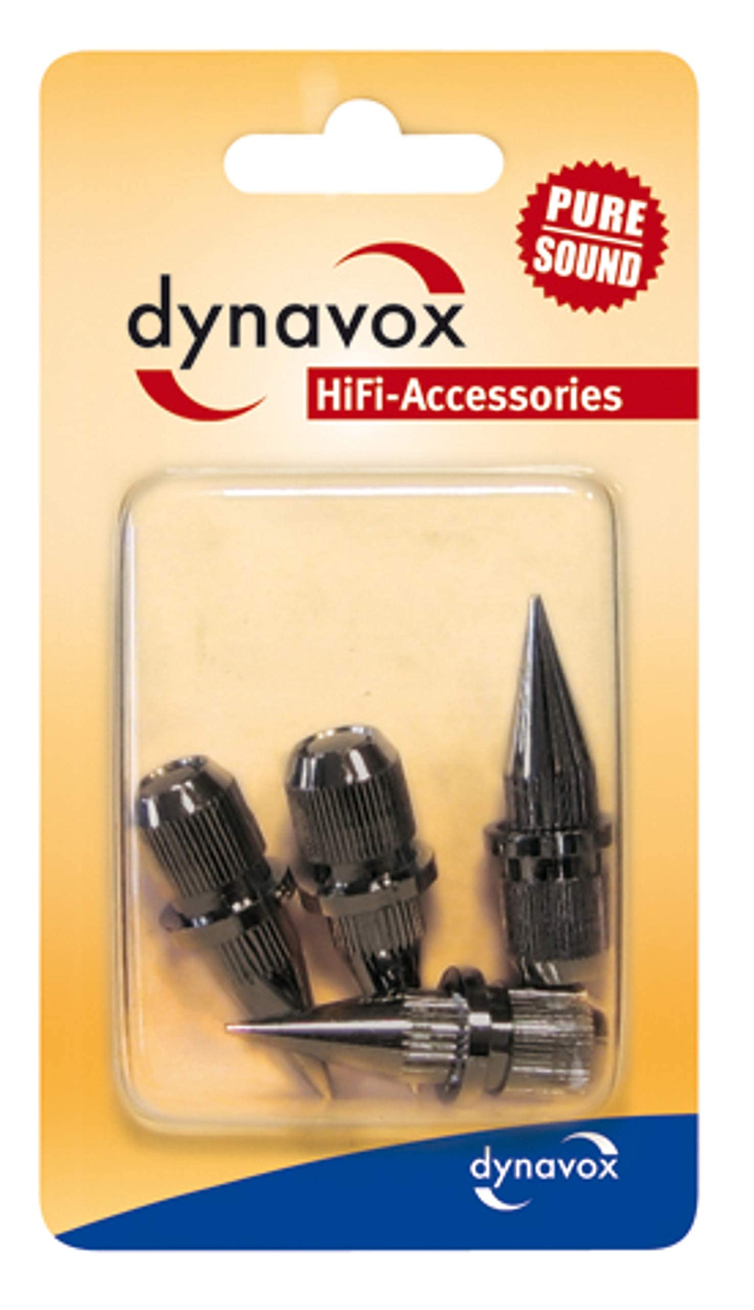 Dynavox Spikes Set of 4 Black