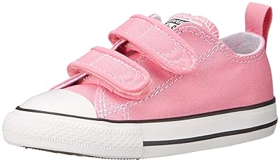 converse basse bambino rosa