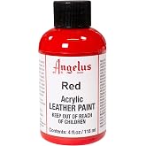 Angelus Acrylic Paint 4 Oz. (Red)