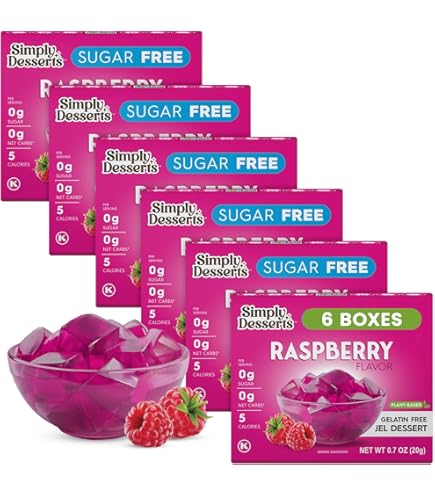 Amazon.com: Simply Desserts Sugar-Free Orange Jel, 6-Pack – Vegan