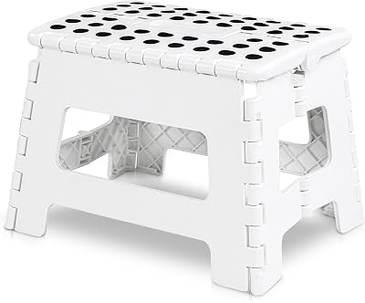 Utopia Home Folding Step Stool 9 Inch Portable Anti Slip Surface 300 lbs