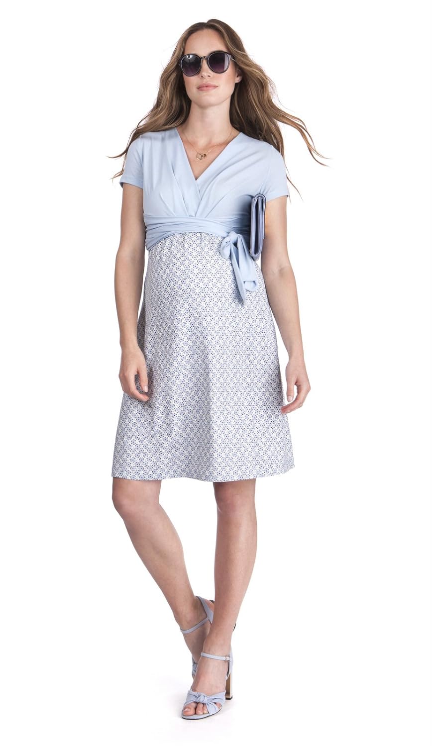 激安の Seraphine セラフィン マタニティワンピース Delana デラーナ マタニティ 授乳カシュクールワンピース ショートスリーブ ベビーブルー プリント Ukサイズ8 妊娠前日本サイズ9号目安 B07dk7skgq Ukサイズ8 妊娠前日本サイズ9号目安 驚きの値段 Fujitec Com Sg