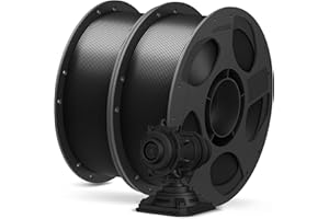 ANYCUBIC PLA Plus (PLA+), 3D Printer Filament 1.75mm Bundle, High Toughness, Dimensional Accuracy +/- 0.02mm, Print with Most FDM 3D Printers, 1KG Spool, 2kg, Black + Black