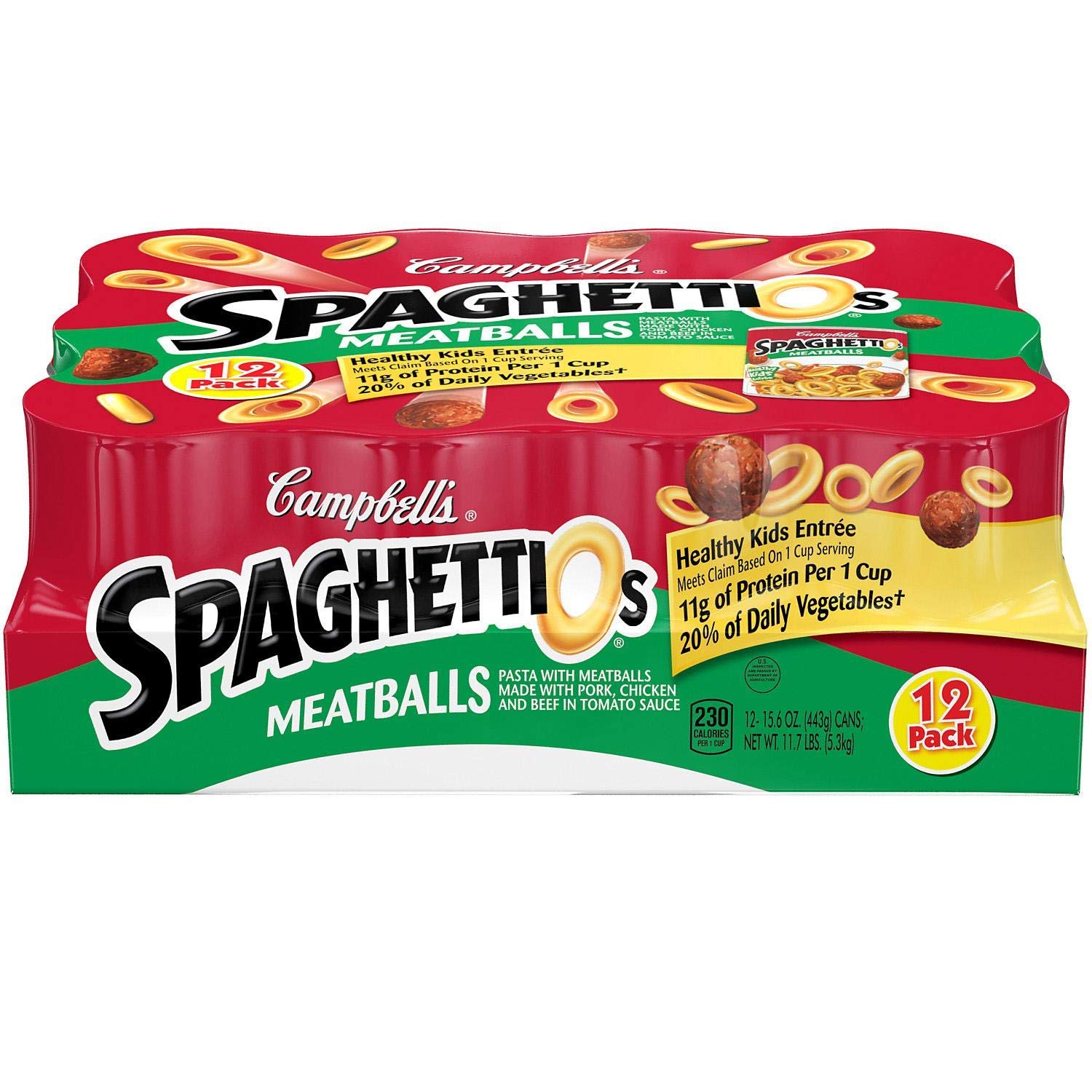 Campbell S Spaghettios With Meatballs Pack Of 10 Buy Online In Netherlands At Desertcart