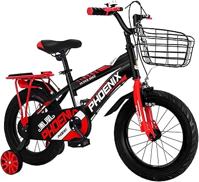 Amazon Wlt 子ども用自転車 男の子と女の子の子供用自転車 18インチ インチ スタビライザー 後部座席 ブラケット付き Wlt 子ども用自転車