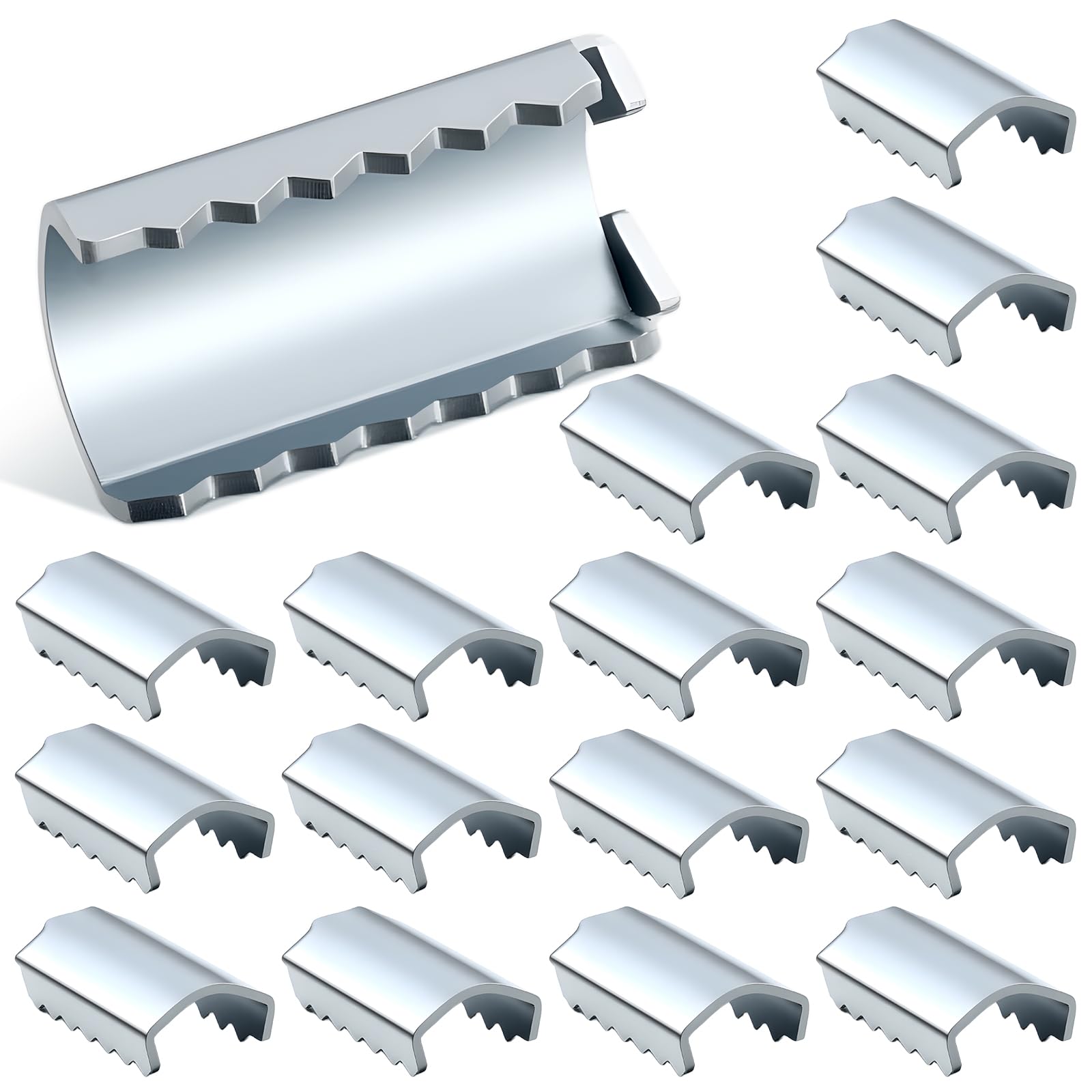 Photo 1 of MorningRo 16 Pack Patio Umbrella Rib End Clips 1'' Umbrella Clips for Securing Canopy Fabric and Repair Ribs for Patio Garden Beach Outdoor
