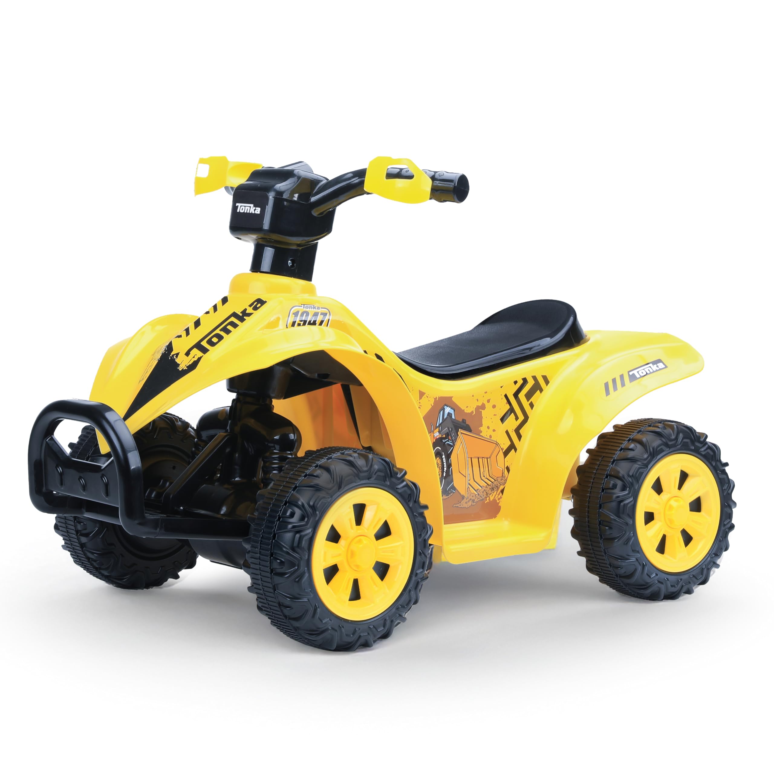 Tonka - 6V ATV Quad for Kids, Powerful and Safe Ride-On Toy with Rechargeable Battery, Forward and Reverse Driving, Max Weight Capacity of 55 LBS, Ages 2-3 Years Image
