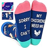 Zmart Funny Animal Socks for Adult - Chicken Cow Rubber Duck Gifts for Teen Girls Boys