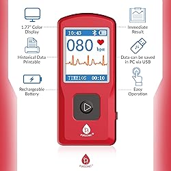 Portable EKG Monitor & Heart Rate Monitor with LCD