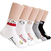 EVEISOCKS The Peanuts Cartoon Movie Series Women's Original Socks