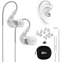 MEE audio M6 Sport Wired Earbuds, Noise Isolating In Ear Headphones, Sweatproof Earphones for Running/Gym/Workouts with Dynam
