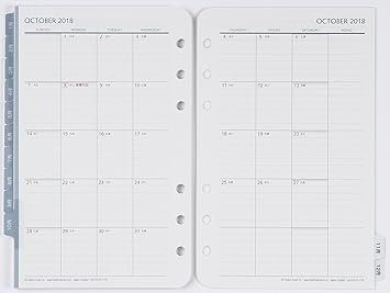 Amazon フランクリンプランナー オリジナル 月間カレンダー 2018年 7