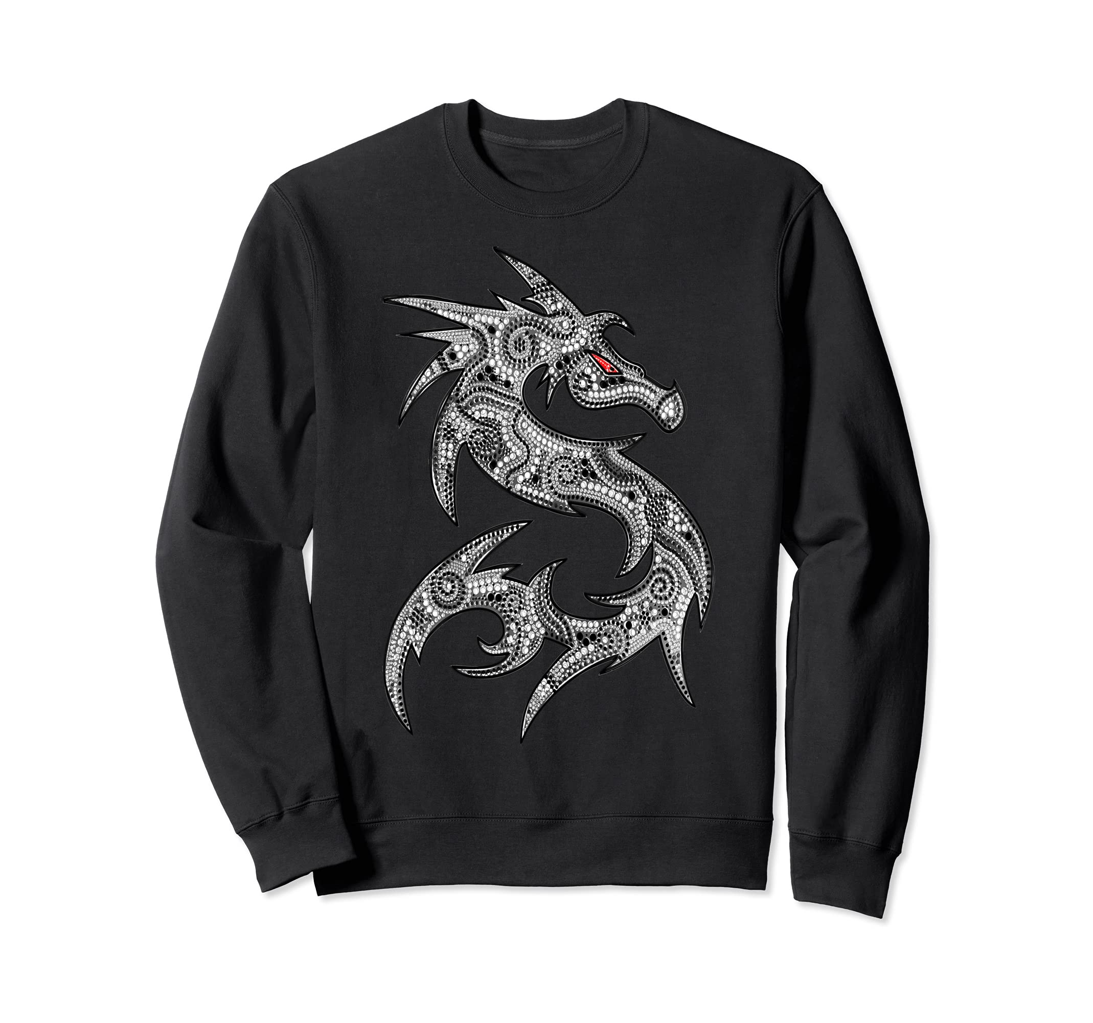 FANTASY DRAGON - dot painting art 2 - Fan Fun Sweatshirt