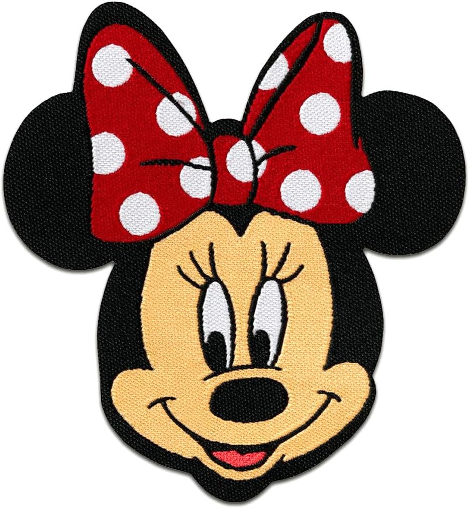 Ecusson Minnie Mouse Disney Comique Enfants Rouge 6 5x7 5cm Patches Brode Appliques Embroidery Thermocollant Amazon Fr Cuisine Maison