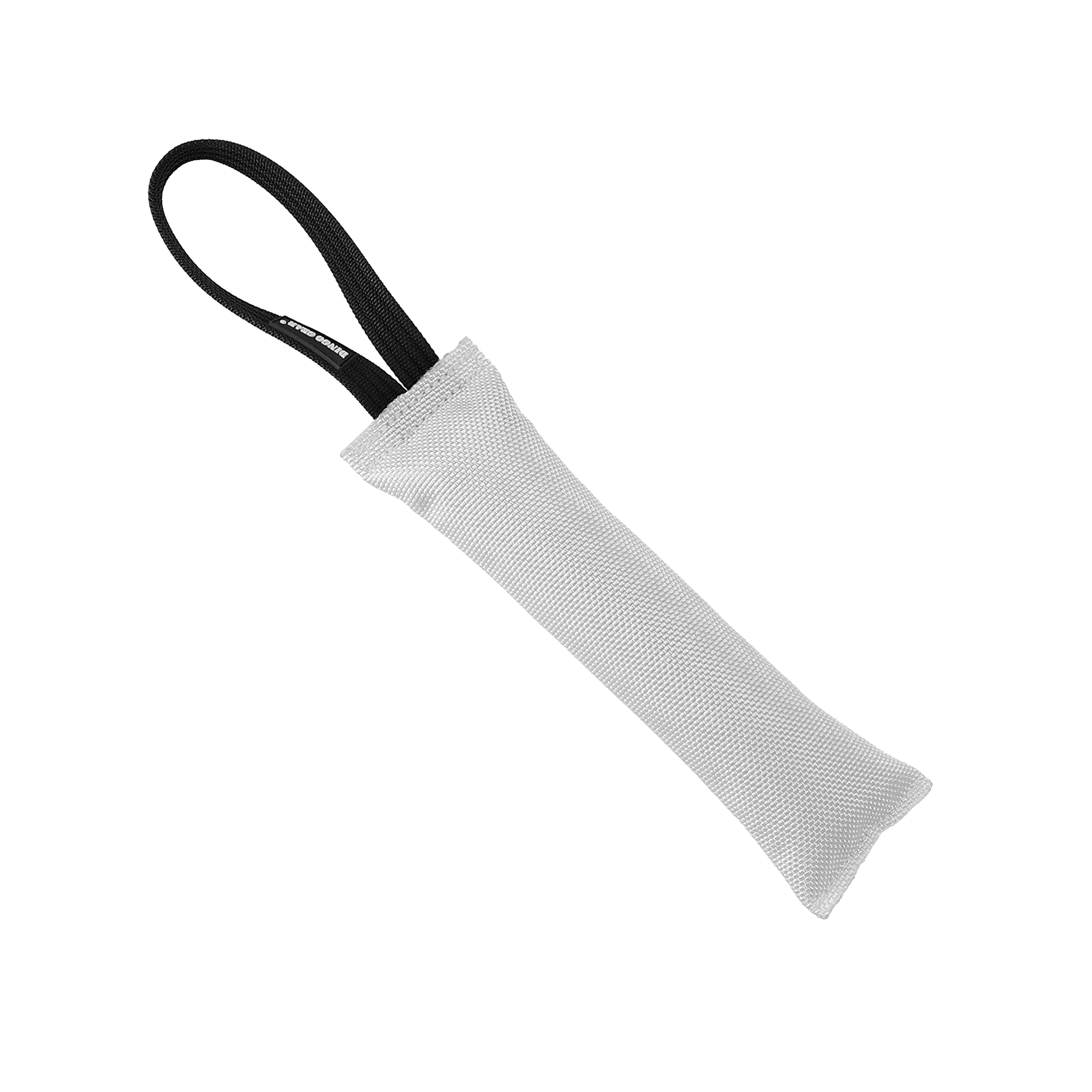 DINGO GEAR Firehose Bite Tug 1 Handle Heavy Duty Toy for K9 IGP Dog Training Sports Play Fetch Bite Work Floating Tug of War to Fire Up Prey Drive Size XXL White S00290