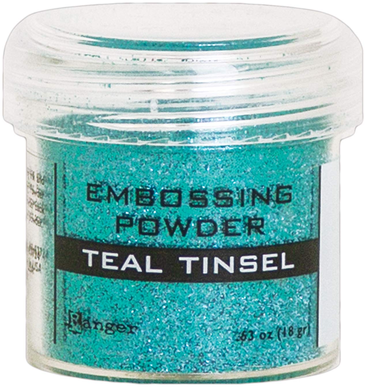 RANGER INDUSTRIES Embossing Powder TINSL, Teal Tinsel, One Size
