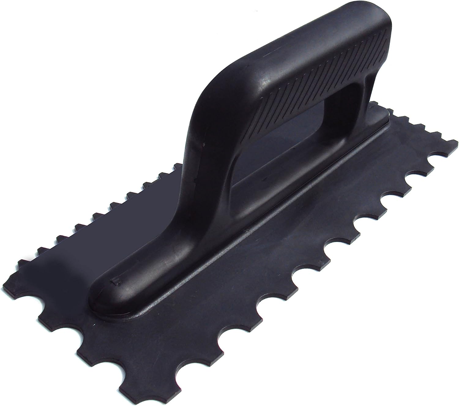 Vitrex Wall & Floor Adhesive Trowel has 6mm Wall and 10×20mm Floor notches for Even Adhesive Spread. Safe for underfloor Heating-Won’t Damage Wires. Reusable