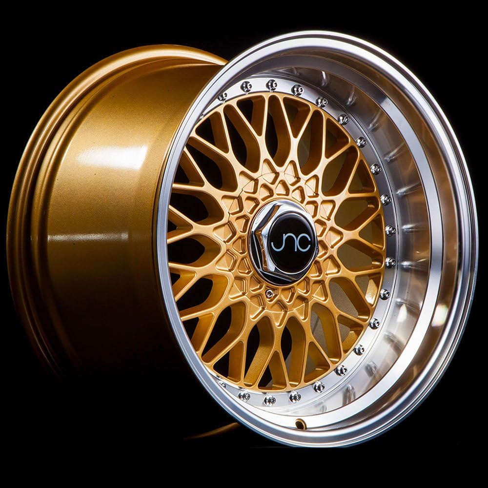 JNC Wheels 18" JNC004 Gold Machined Lip Rim 5x100/5x114