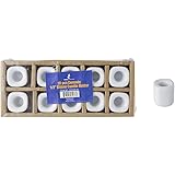 Mega Candles 10 pcs White Ceramic Chime Ritual Spell Candle Holders, Great for Casting Chimes, Rituals, Spells, Vigil, Witchc