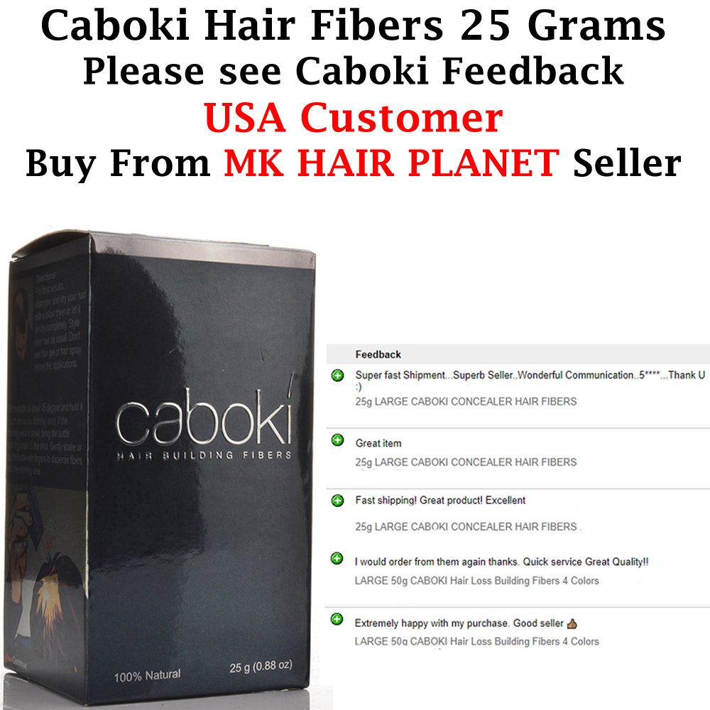Buy Caboki Hair Building Fibers 25 Grams Hair Loss Concealer Better Than Other Seller Buy From Mk Hair Planet Only Best Price Online At Low Prices In India Amazon In