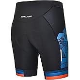 Padded Cycling Shorts Men's Cycling Underwear with 3D Padding Biking Bicycle Shorts Shock Absorb Comfortable Lightweight