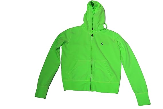 lime green polo hoodie