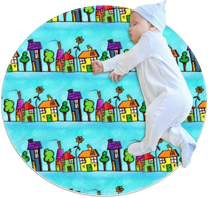 House and Tree Baby Play mats Baby Crawling mats for Boys and Girls Children's