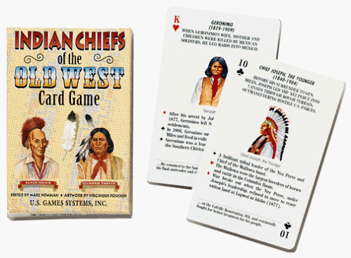 Indian Chiefs of the Old West Card Game by (Hardcover)