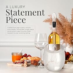 Homeries Marble Wine Chiller Bucket - Wine