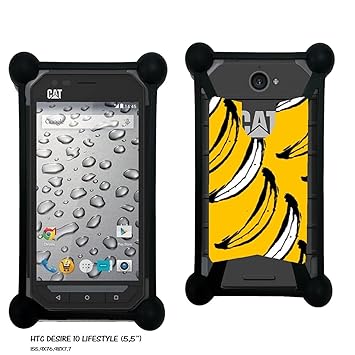 Case Industry Caterpillar CAT S30 - Bananas Collection Pattern Skin- Kunstleder Case Lederoptik Case Hülle Schutzhülle Handyh