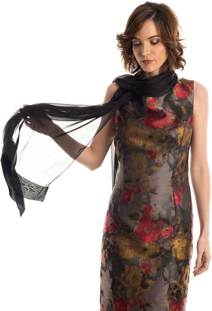 silk shawl for evening dress