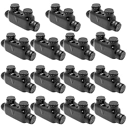 Black Insulated in-Line Splice Alumiconn Connector