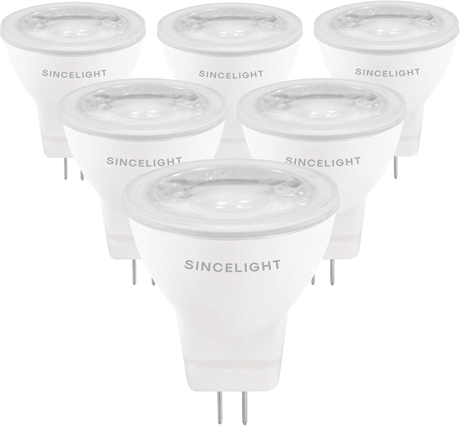 SINCELIGHT MR11 GU4 12V LED Small Spotlight Bulb diameter 35mm Reflector, 3W, 280 Lumens, 25W Halogen Equivalent