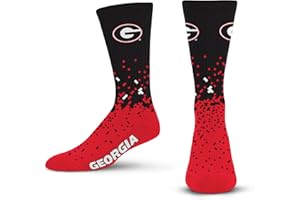 For Bare Feet NCAA mens Spray Zone Crew Sock Ncaa