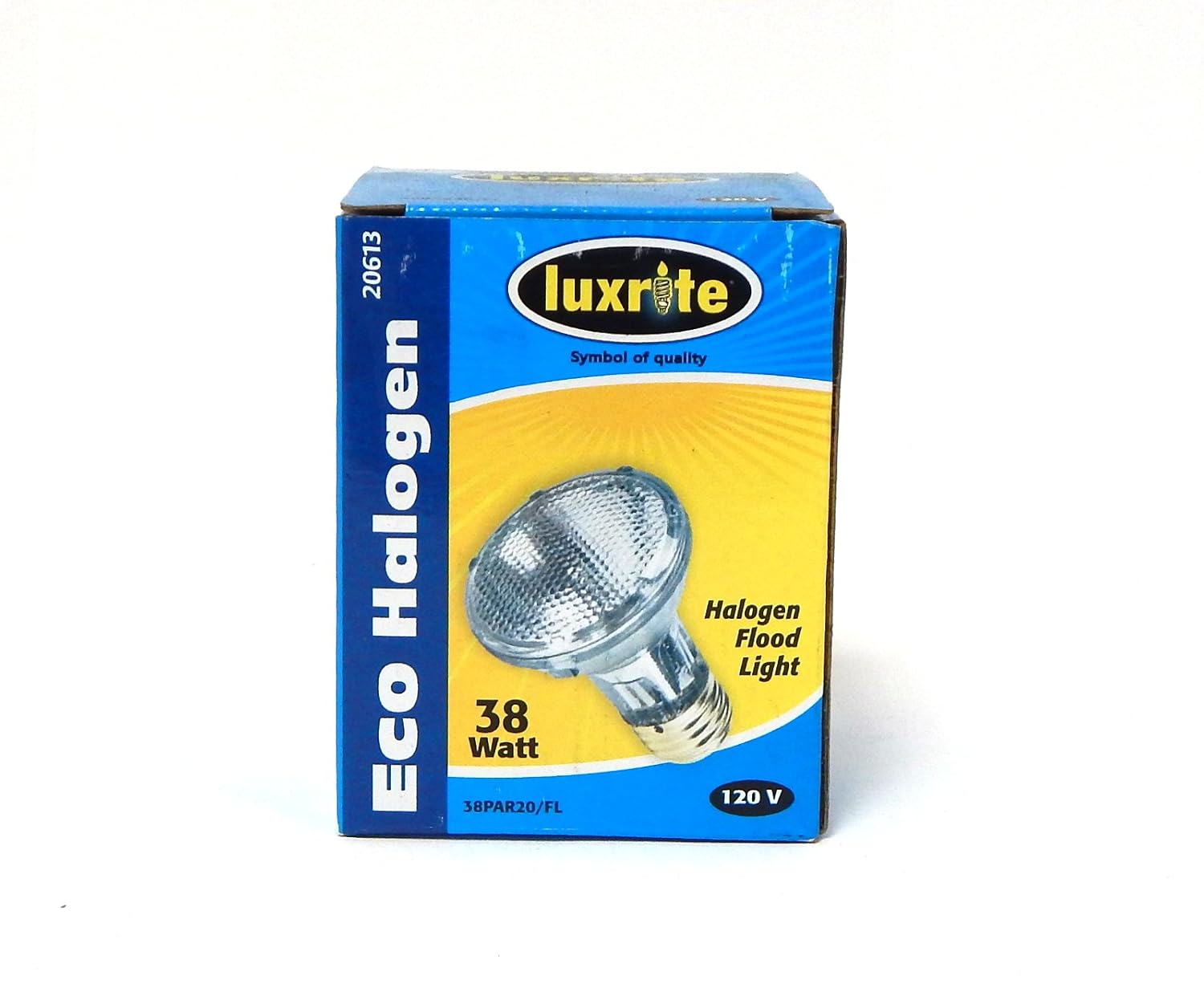 Light Bulbs Luxrite 20613 38w 120v PAR20 Flood Eco Halogen Light Bulb