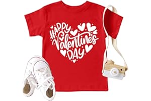 Ithalt Kids Valentine Shirt Girls Valentines Day Shirts Cute Heart Grpahic Long Sleeve Tee Tops 4-12y