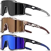 Polarized Sport Sunglasses Men Cycling Driving Fishing UV Protection Sun Glasses Lightweight Big Frame Mountain Bike Goggles