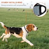 Taglory Reflective Nylon Dog Collar with Safety Buckle Medium Grey view 3