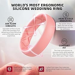Egnaro Women’s Silicone Engagement Rings, Inner