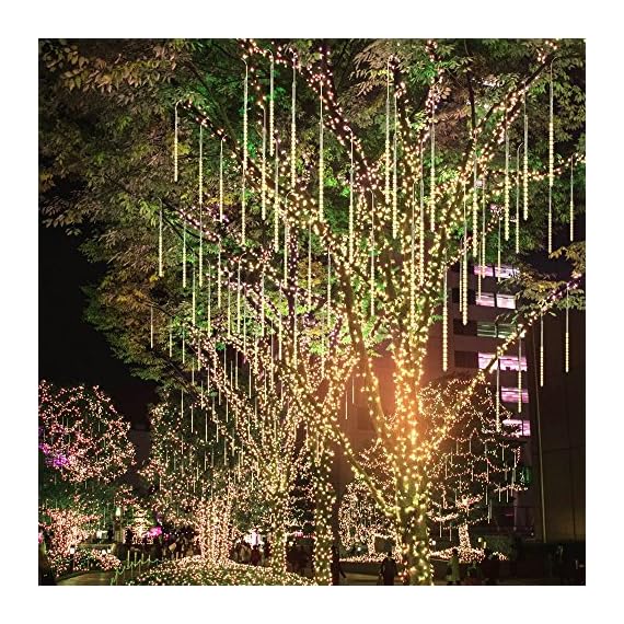 BlueFire Upgraded 50cm 10 Tubes 540 LED Meteor Shower Rain Lights, Drop