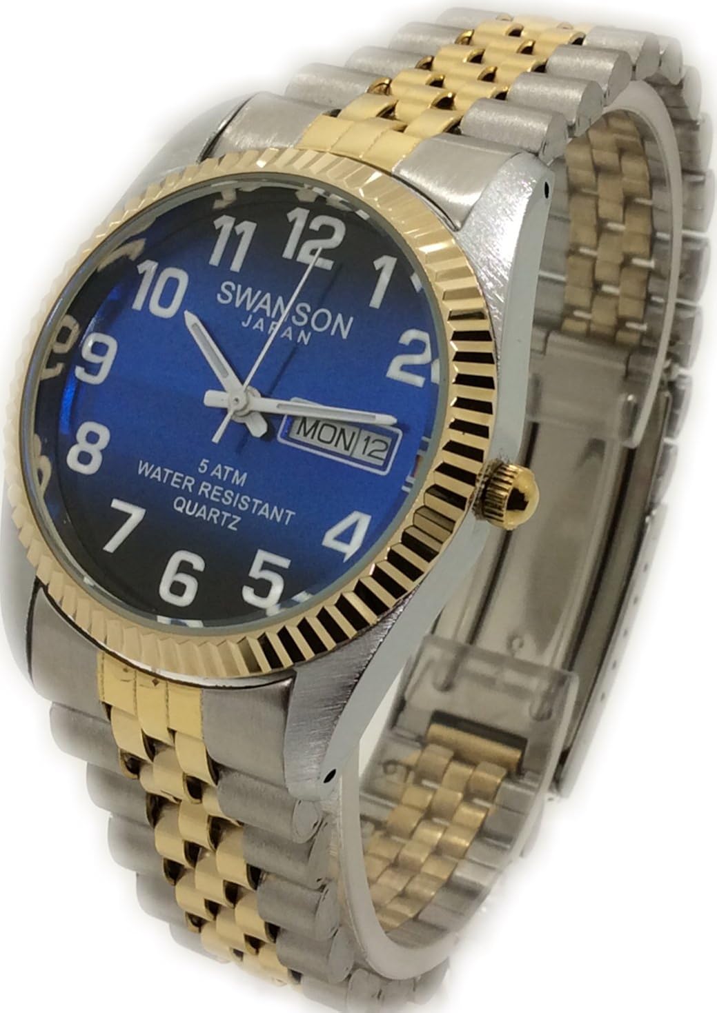Reloj De Hombre Swanson Japan Watch Men's TowToene Day
