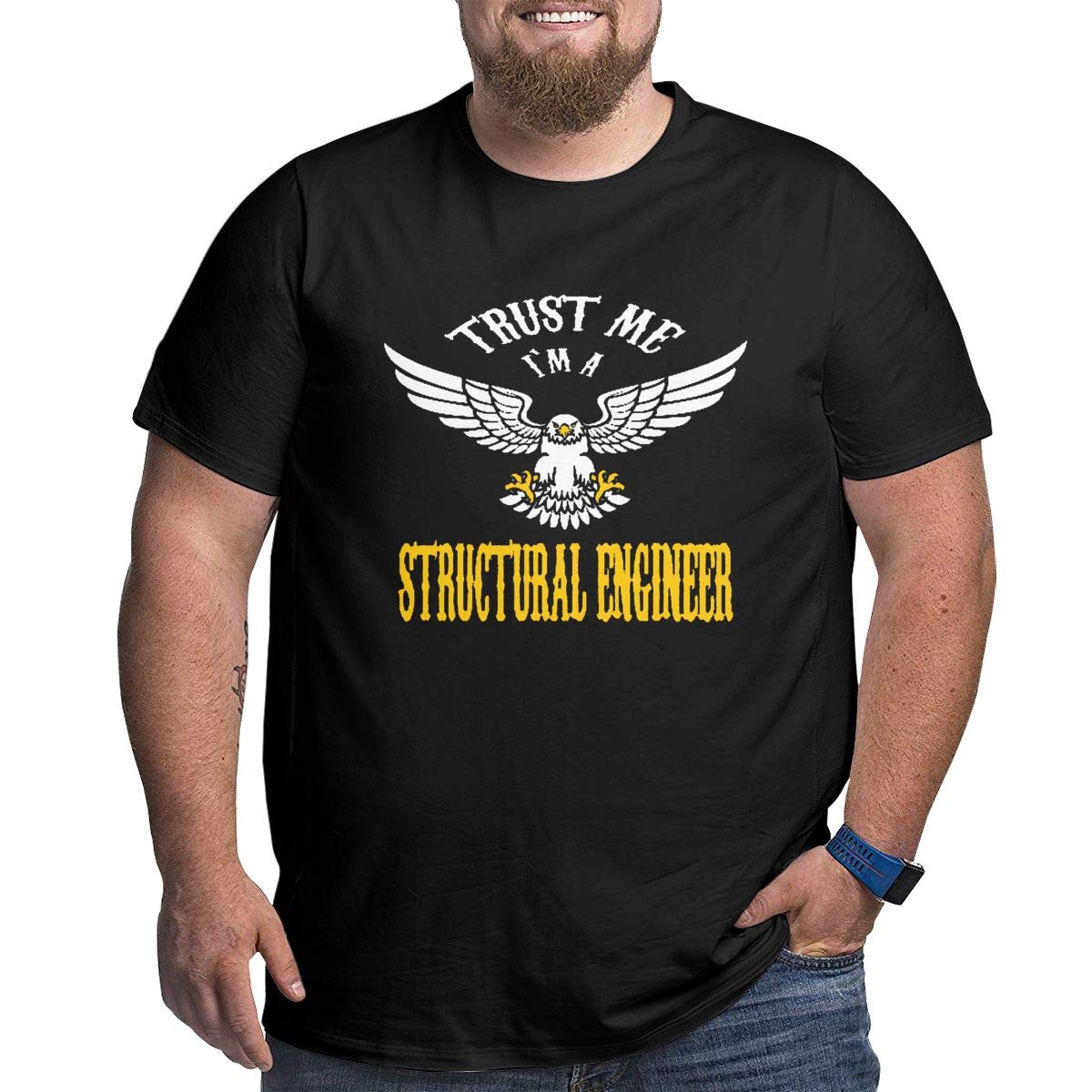 Trust Me I'm A Structural Engineer Short Sleeve Crewneck T Shirt