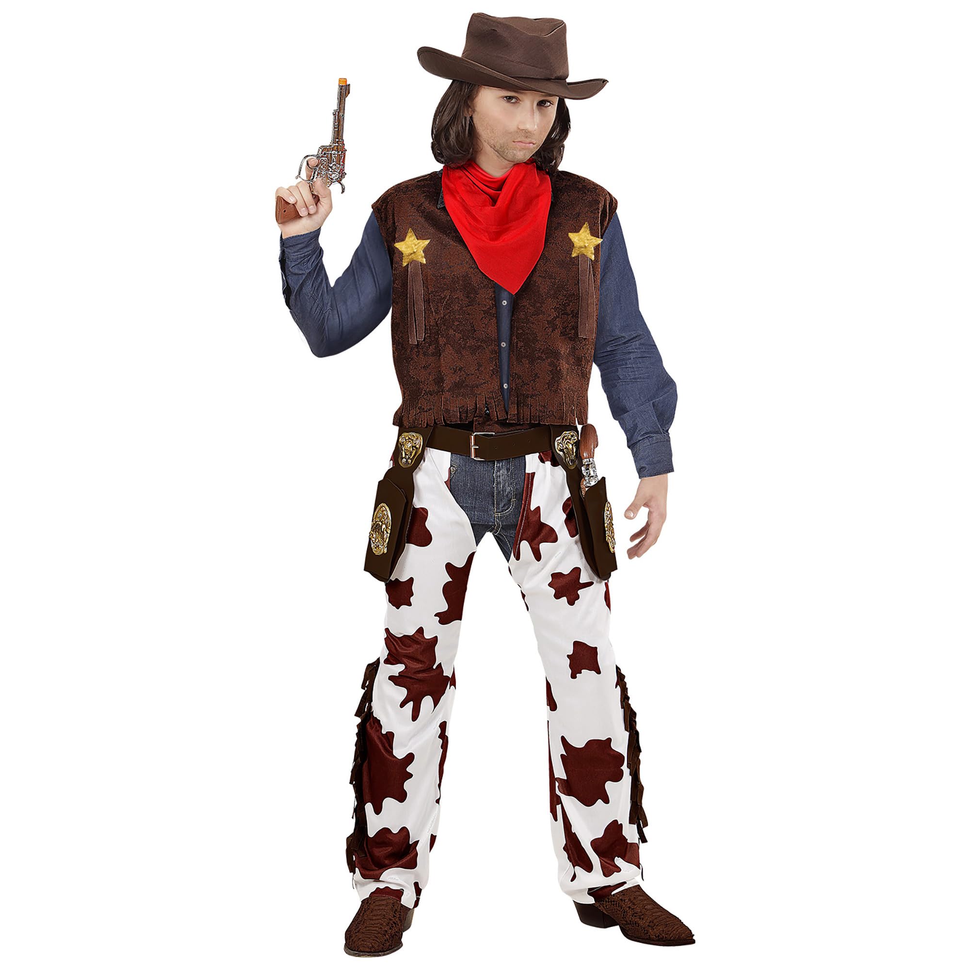 Widmann W MILANO Party Fashion - Children's Cowboy Western Rodeo Boy Ranger Fancy Dress Costumes